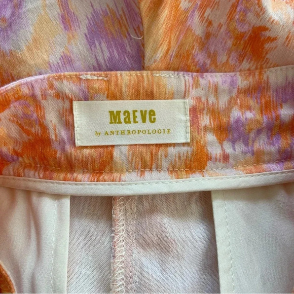 Maeve Printed Bermuda Shorts floral 80’s high rise pleated oversized jorts - Picture 8 of 9